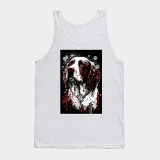 Brittany Dog Portrait Tank Top